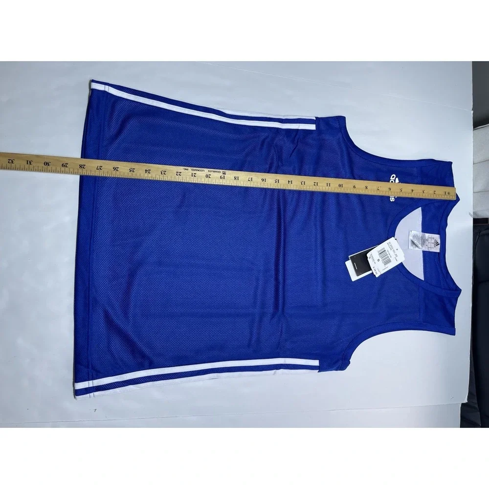 Adidas Men's 3G Reversible Basketball Jersey Size S Blue/white NWT